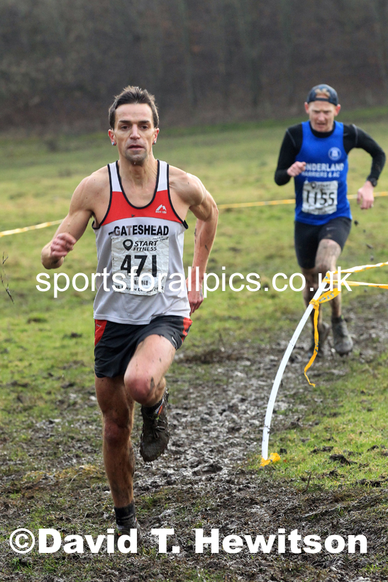 Senior mens 2022 North Eastern Harrier League, Thornley Farm, Peterlee, County Durham. Photo: David T. Hewitson/Sports for All Pics